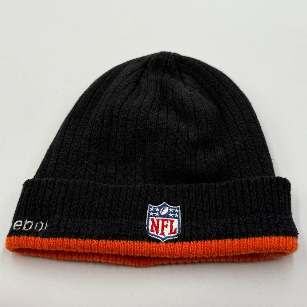 Cincinnati‎ Bengals NFL Onfield Reebok Black Orange Beanie Hat NFL Logo